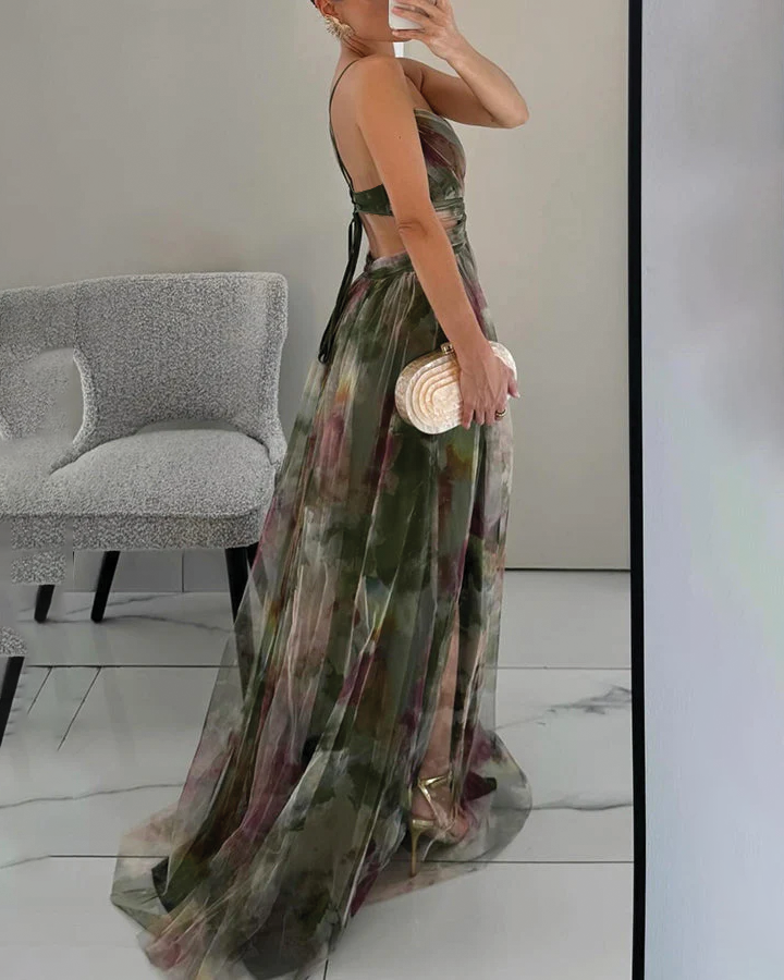 Party Floral Dress | Maxi