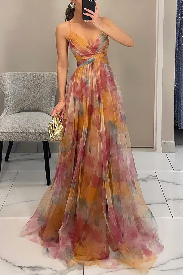Party Floral Dress | Maxi
