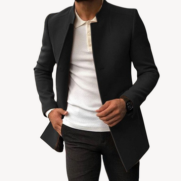 Men's Woolen Cloth Coat | Slim
