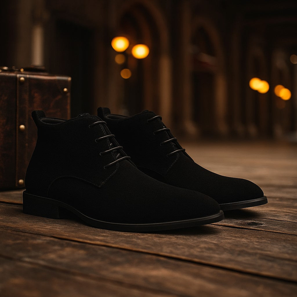 Men's Suede Desert Boots | Flat
