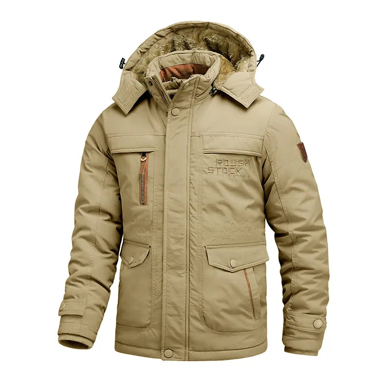 Men's Waterproof Insulated Jacket | Removable Hood