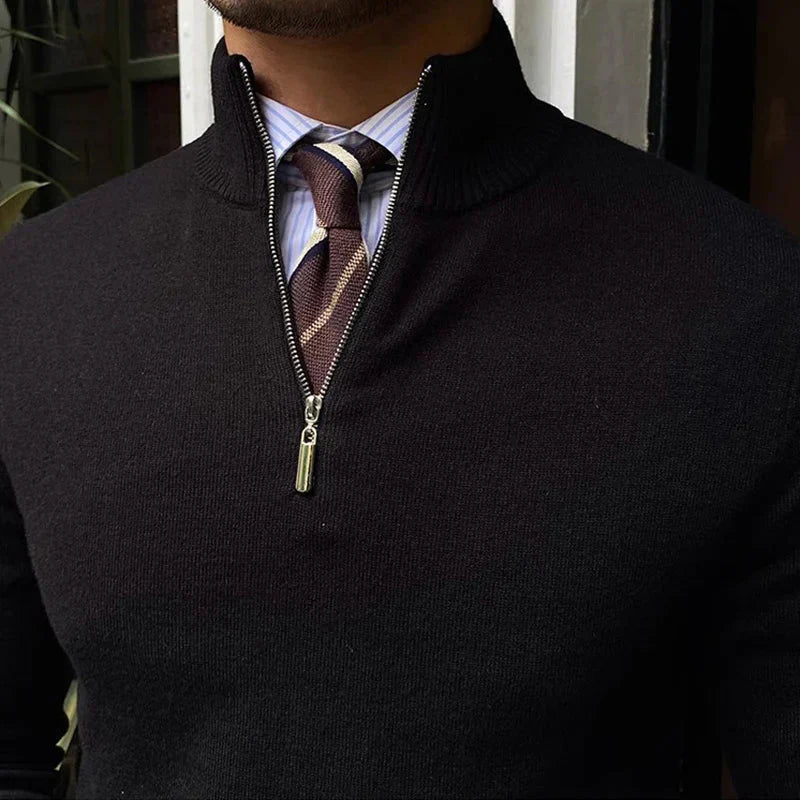 Men's Half Zip Sweater | Soft Knit
