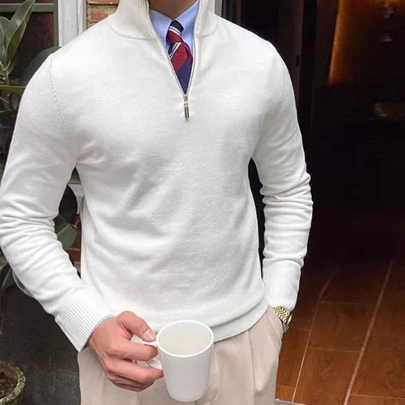 Men's Half Zip Sweater | Soft Knit