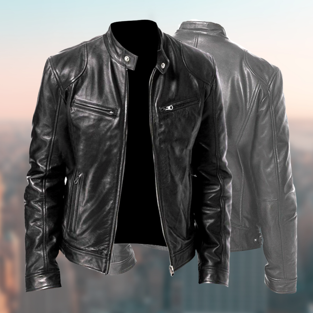 Men's Leather Jacket | Sleek