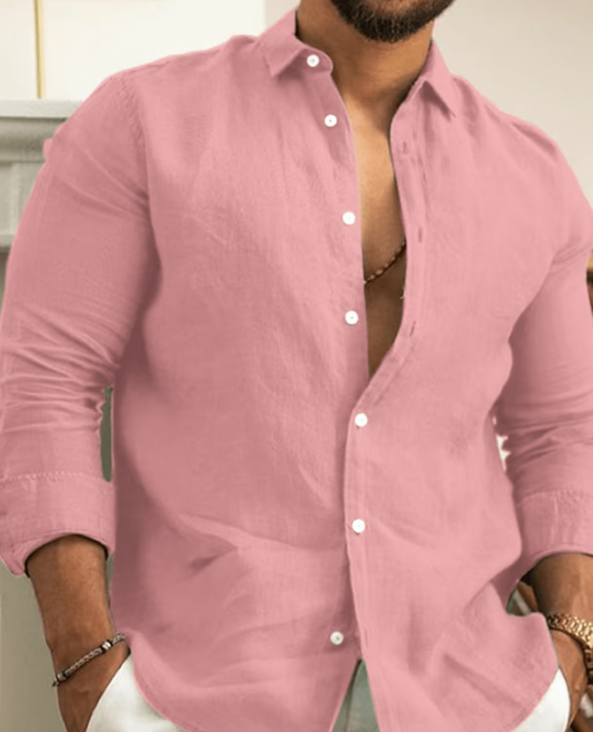 Men's Linen Shirt | Leisure