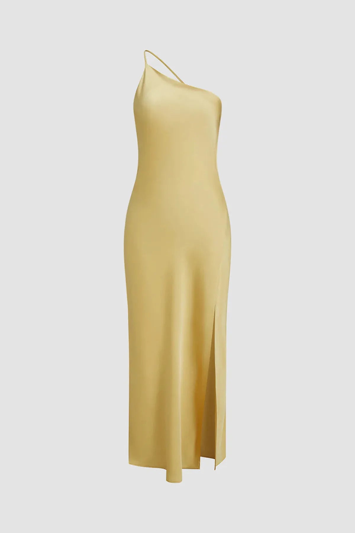 Party Open Back Dress | Yellow
