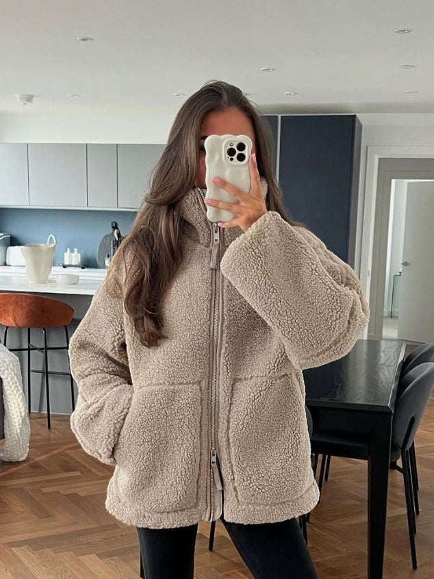 Women's Granular Fleece Jacket | Thick