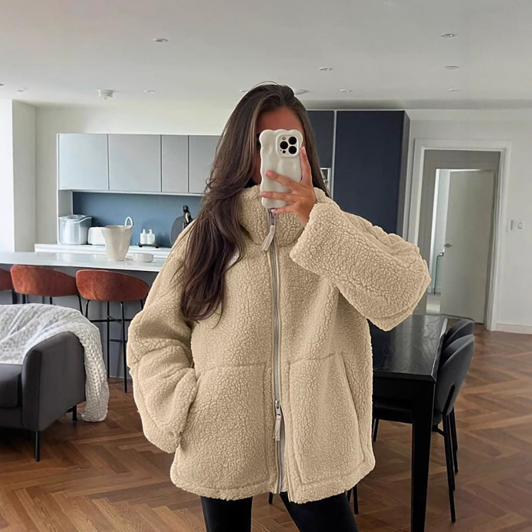 Women's Granular Fleece Jacket | Thick