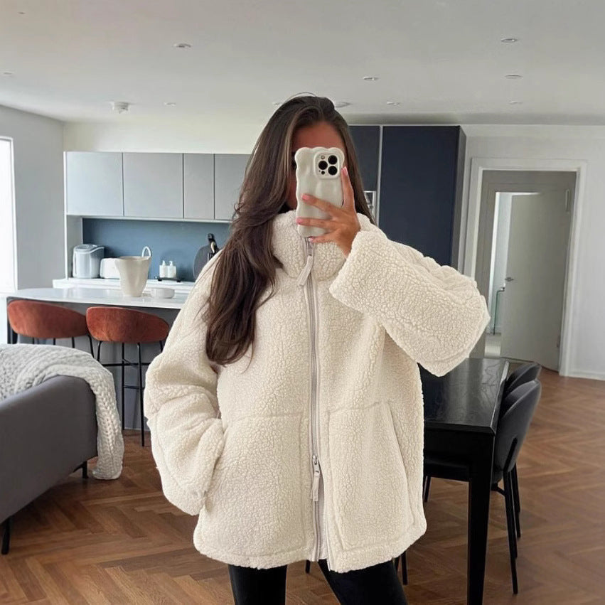 Women's Granular Fleece Jacket | Thick