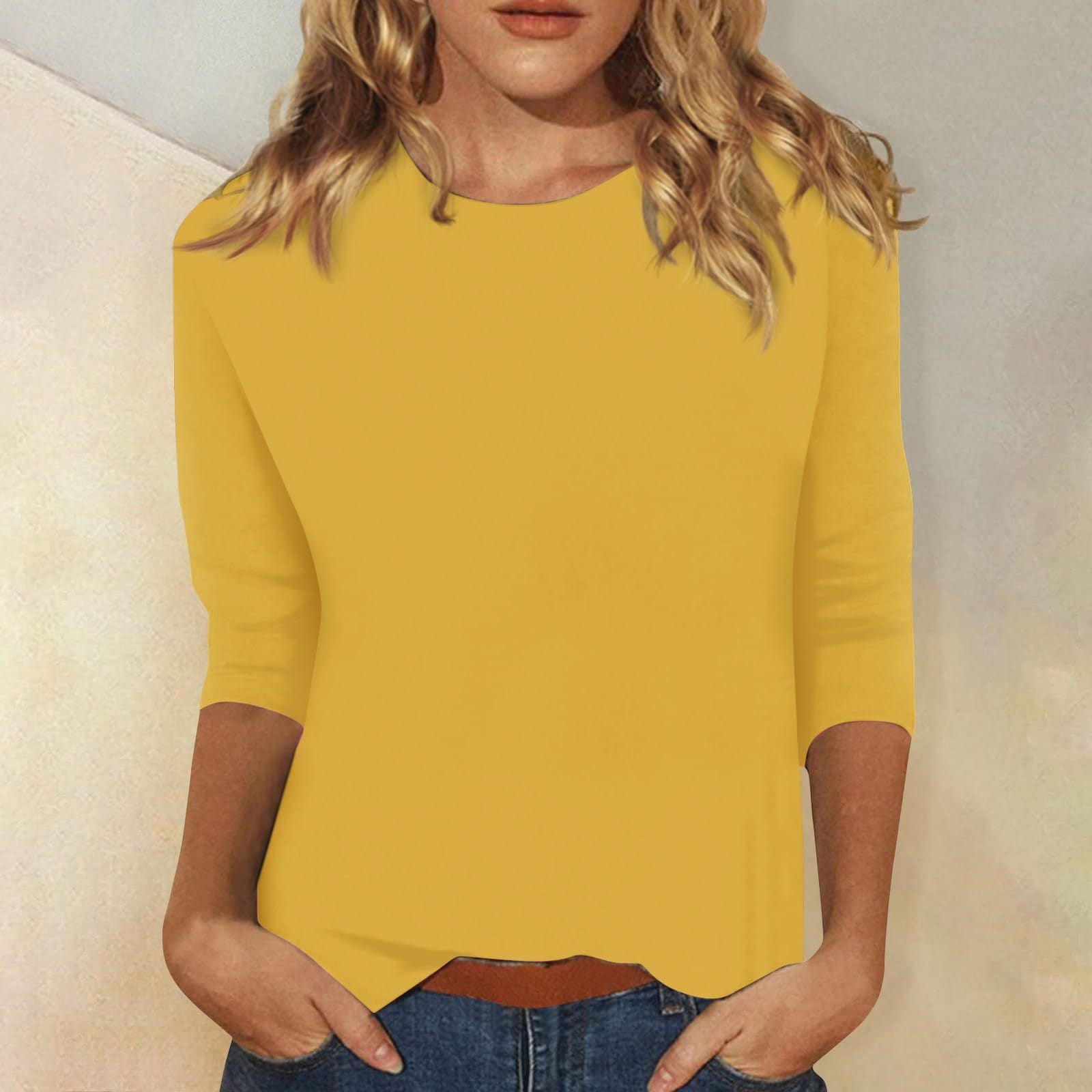 Women's 3/4 Sleeves Blouse | Loose