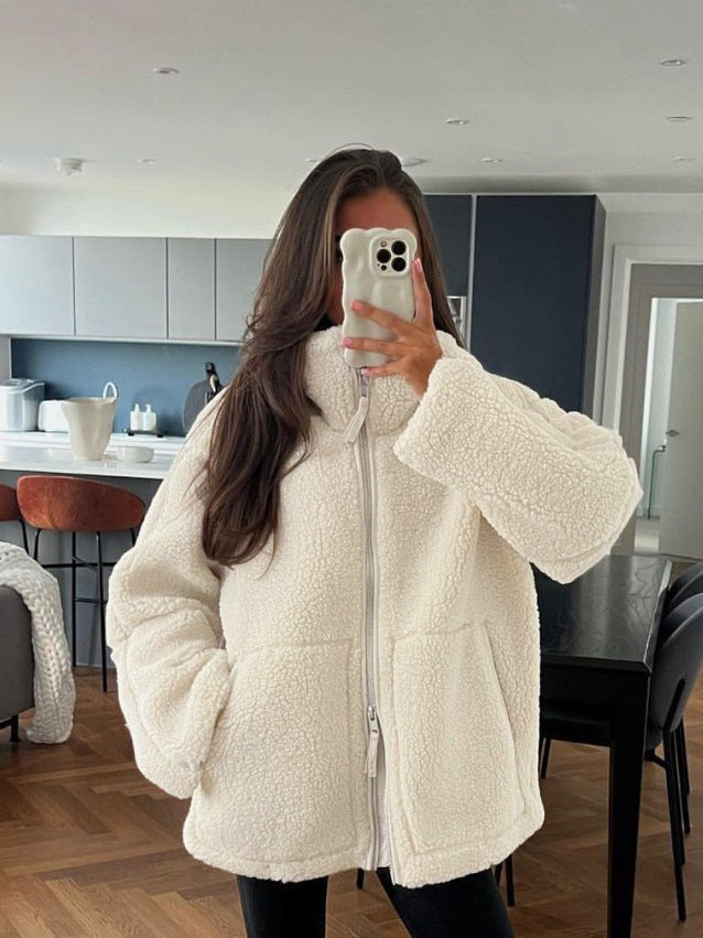 Women's Granular Fleece Jacket | Thick