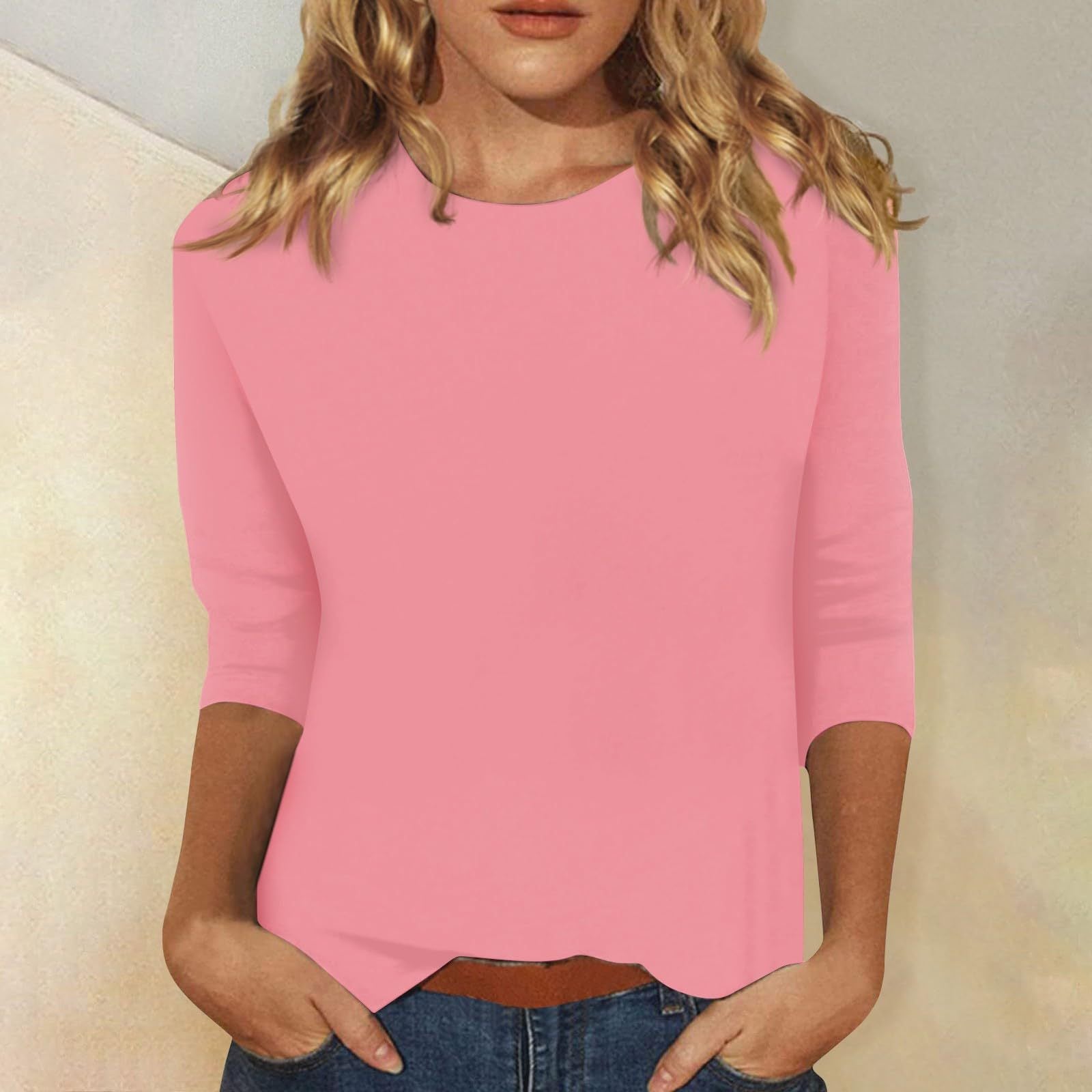 Women's 3/4 Sleeves Blouse | Loose