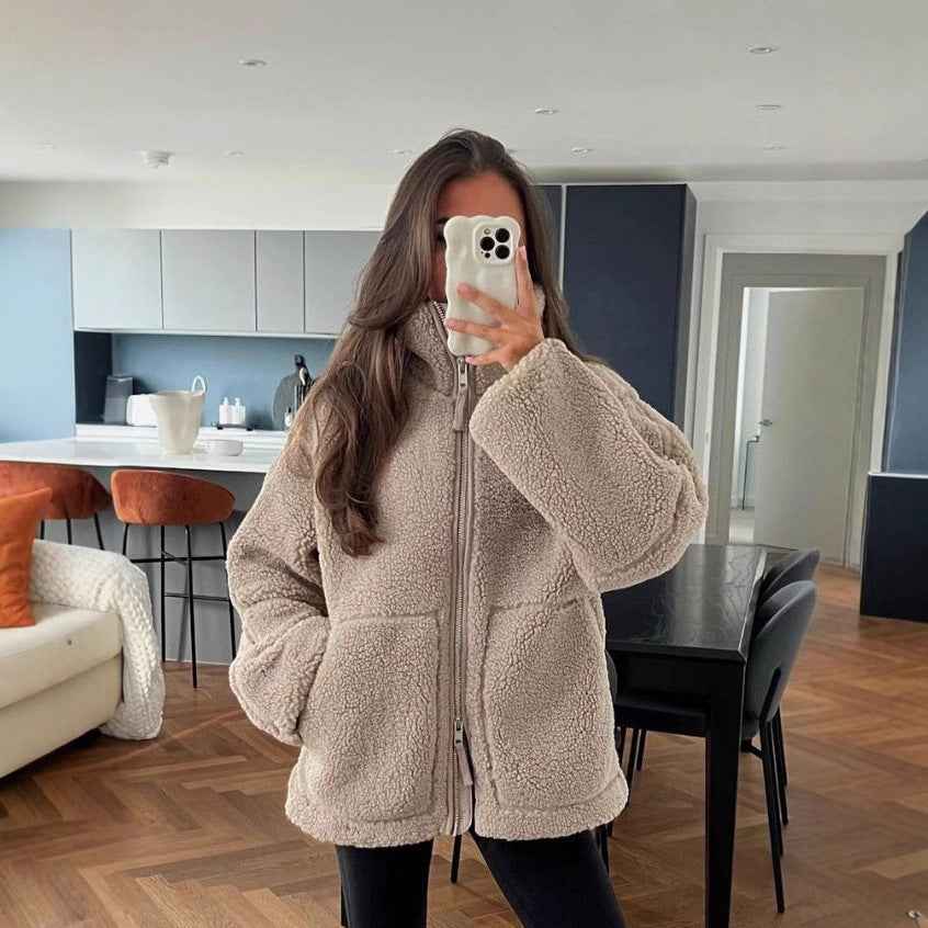 Women's Granular Fleece Jacket | Thick