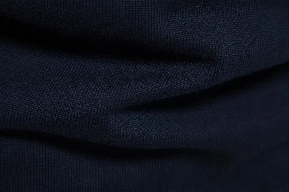 Men's Soft Striped Sweater | Zip