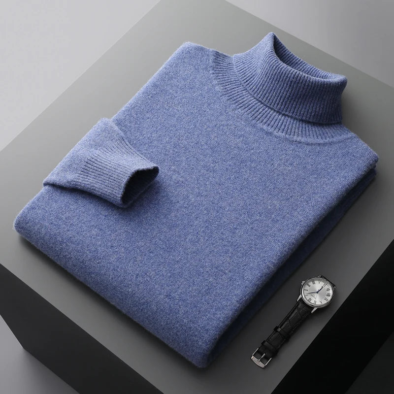 Men's Turtleneck Sweater | Warm