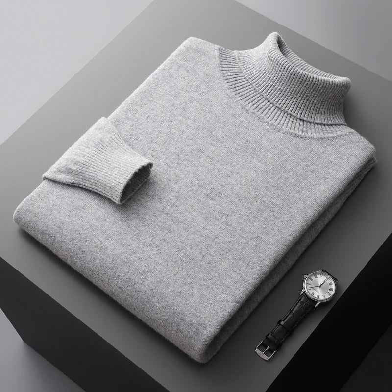 Men's Turtleneck Sweater | Warm