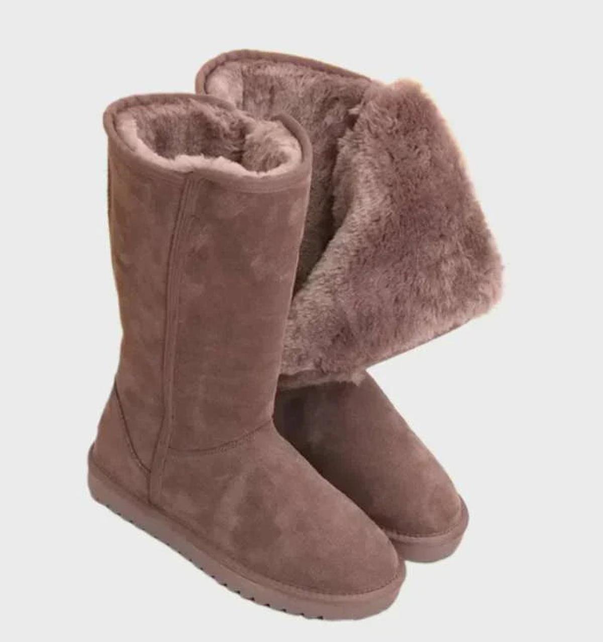 Women's Knee High Snow Boots | Suede
