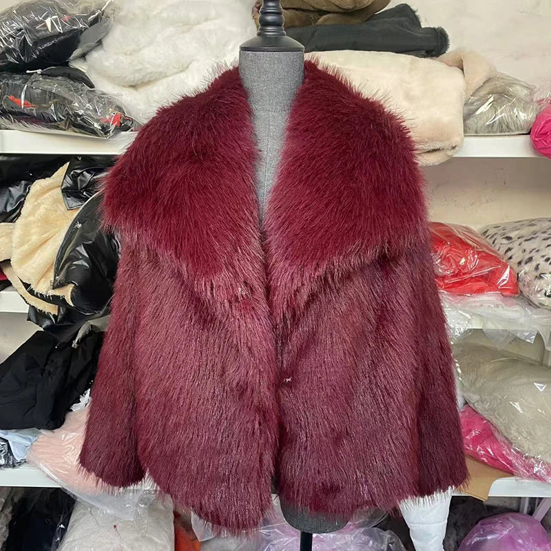 Women's Soft Fur Coat | Plush Faux