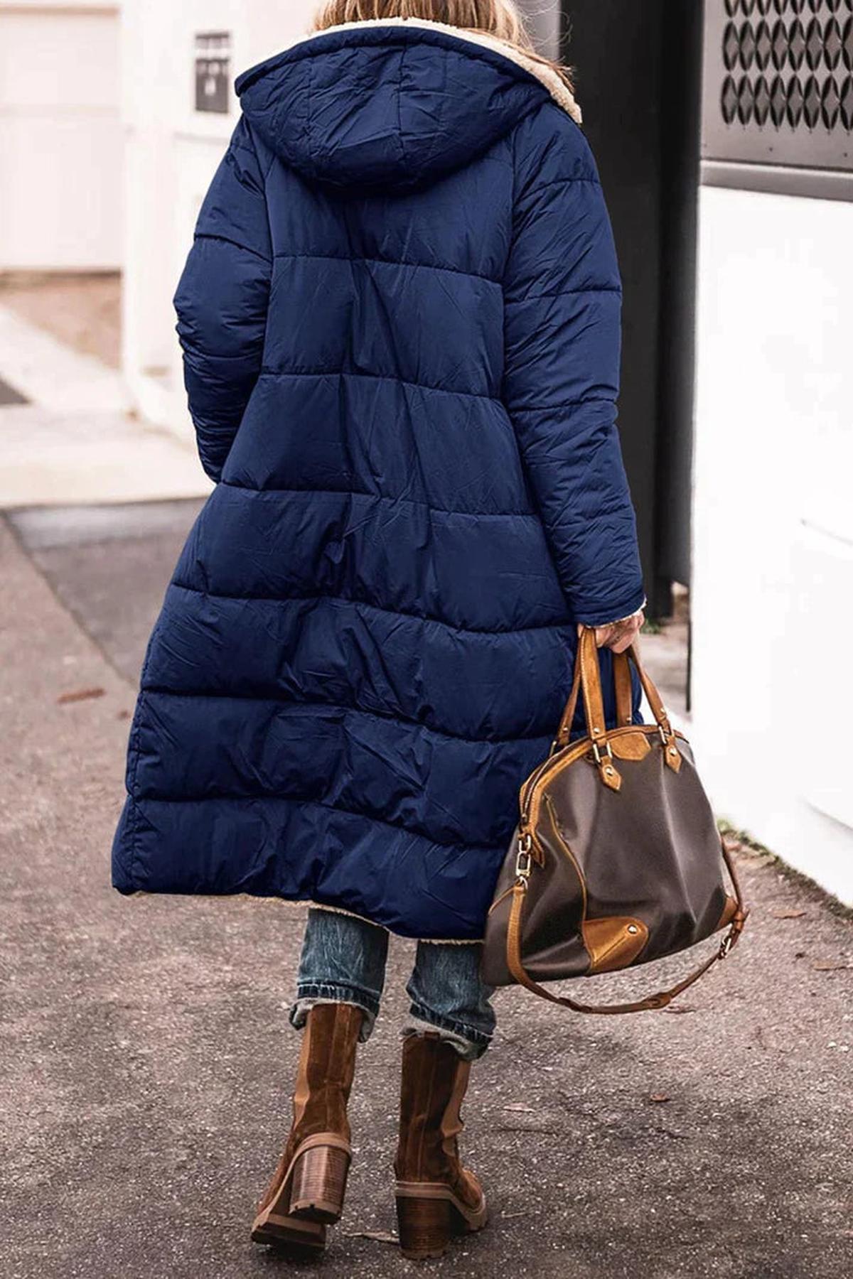 Women's Hood Winter Coat | Long