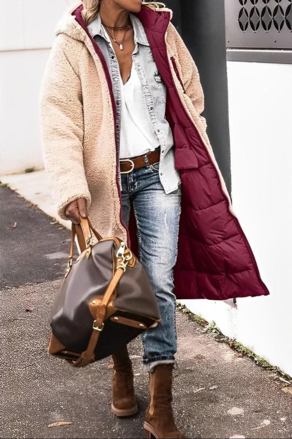 Women's Hood Winter Coat | Long