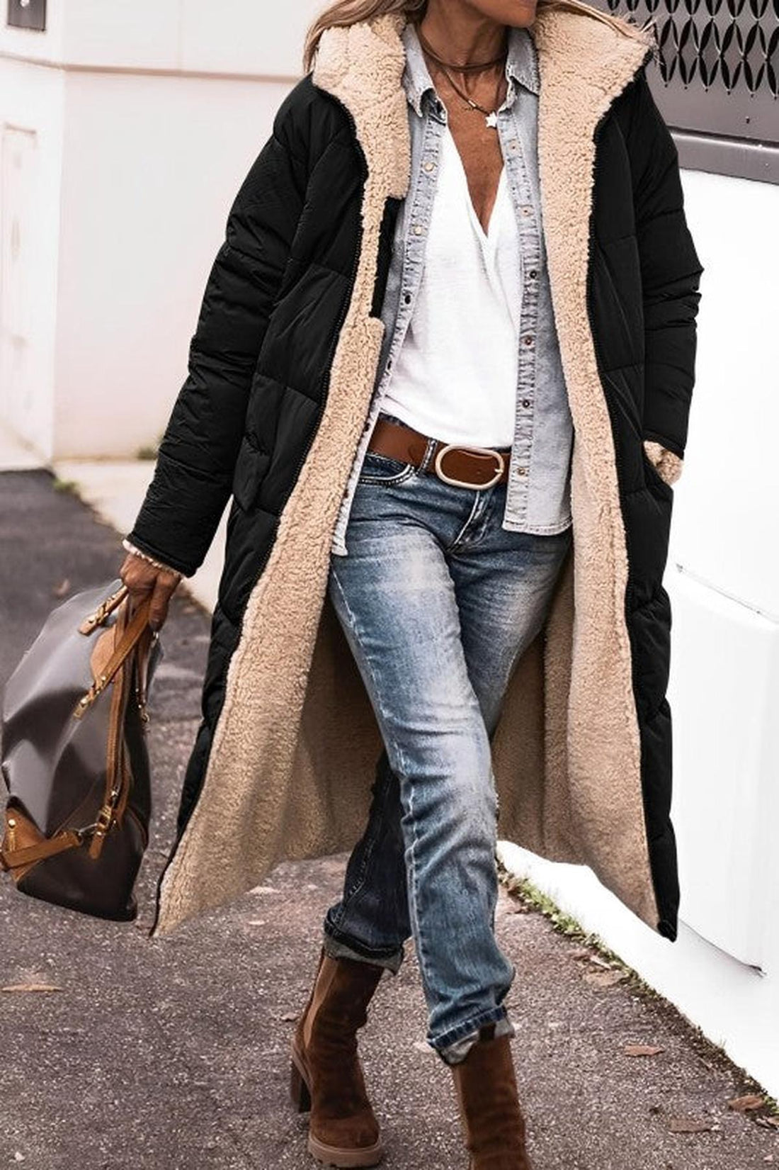Women's Hood Winter Coat | Long