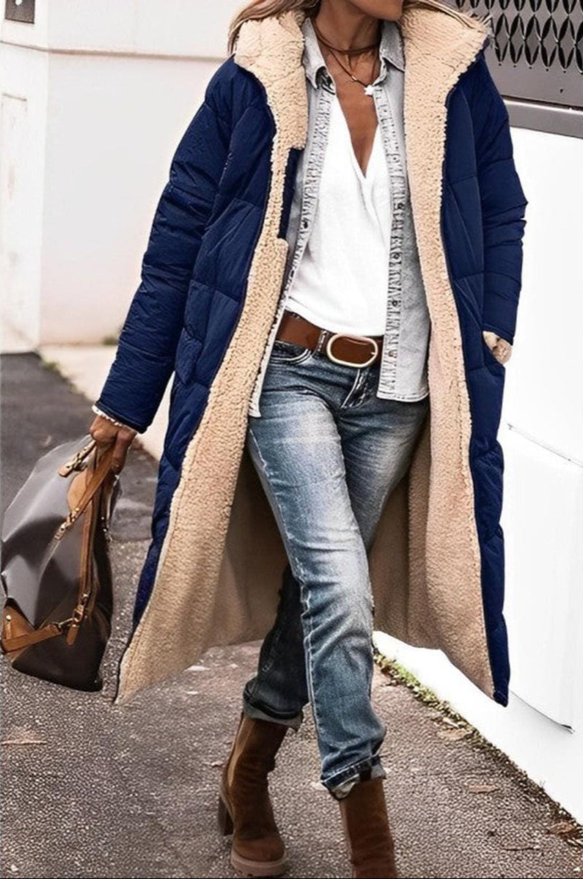 Women's Hood Winter Coat | Long