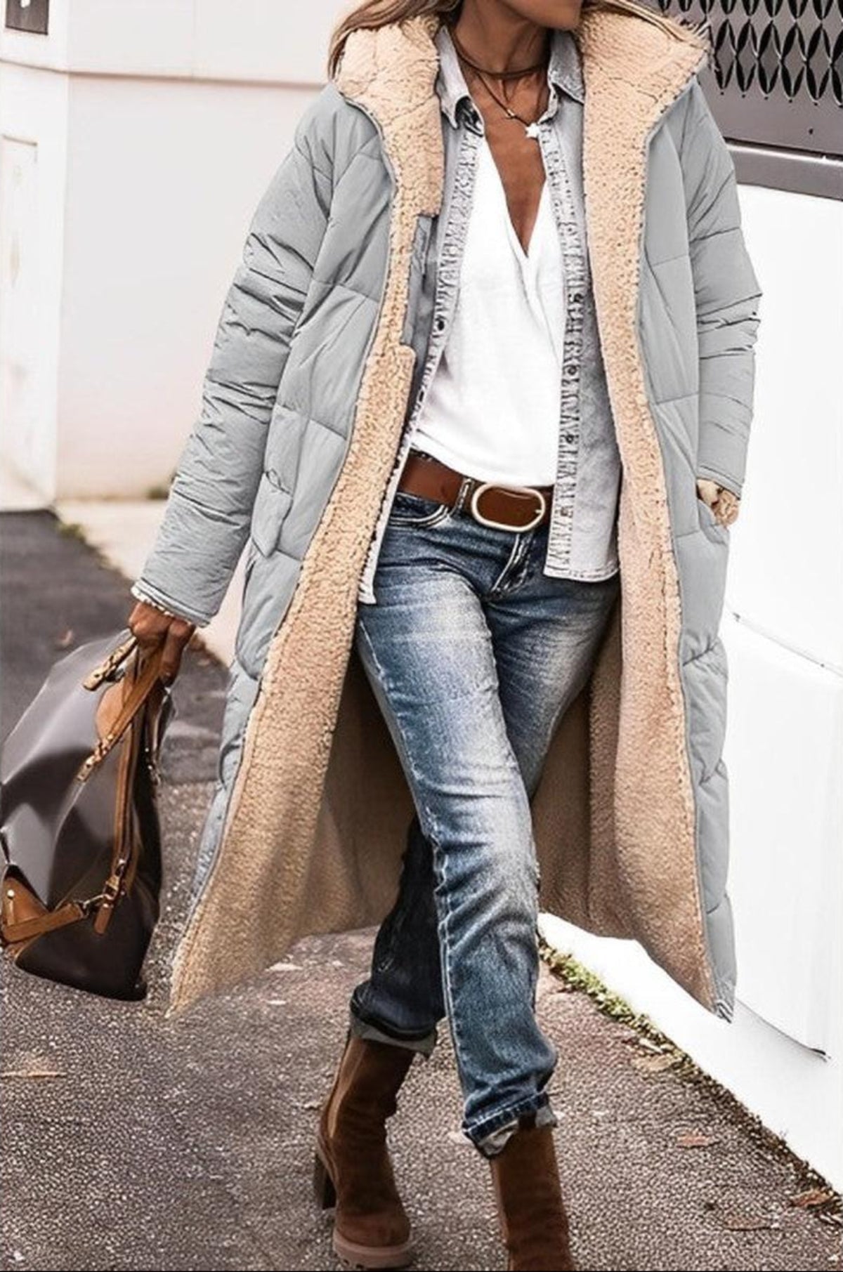 Women's Hood Winter Coat | Long