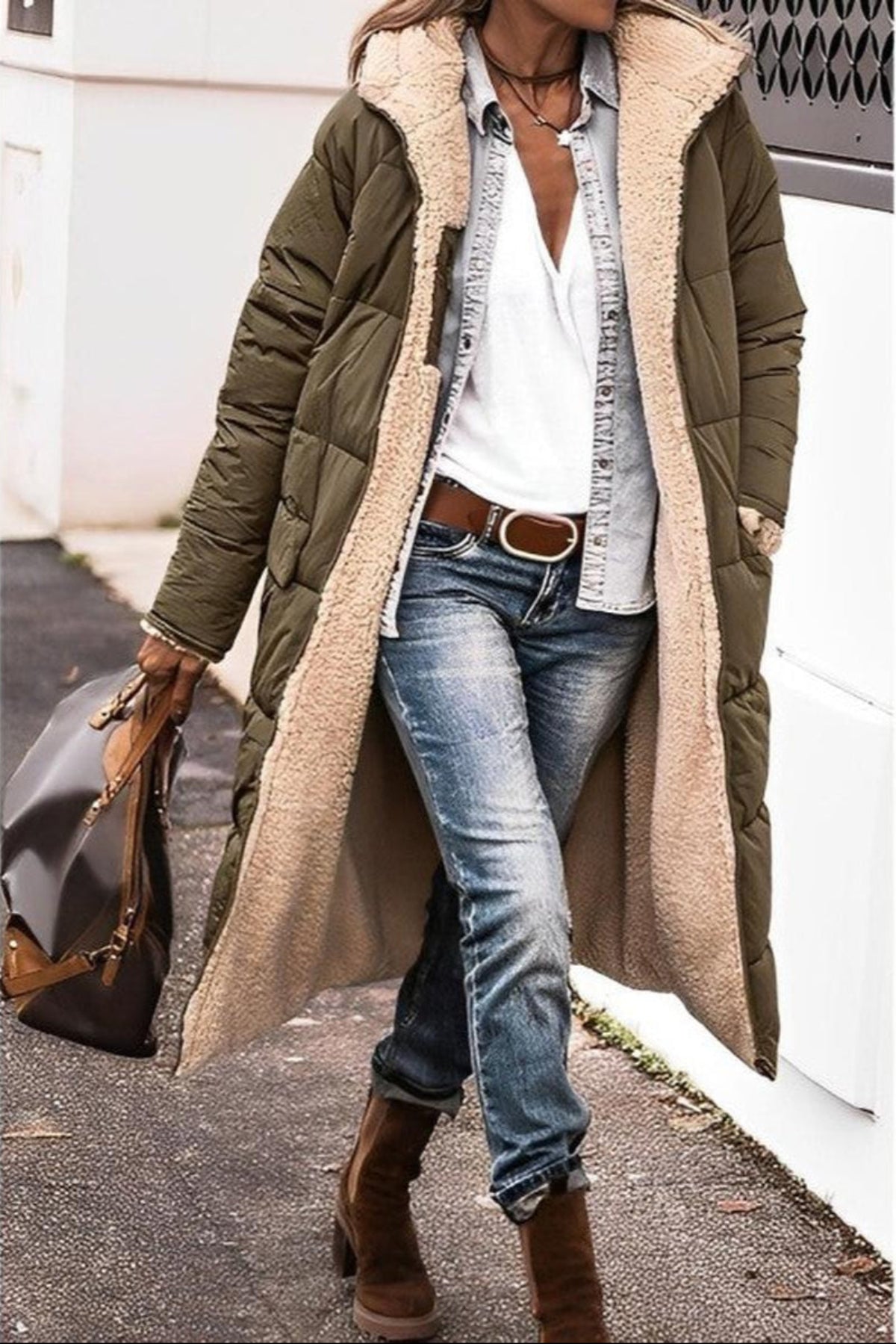 Women's Hood Winter Coat | Long