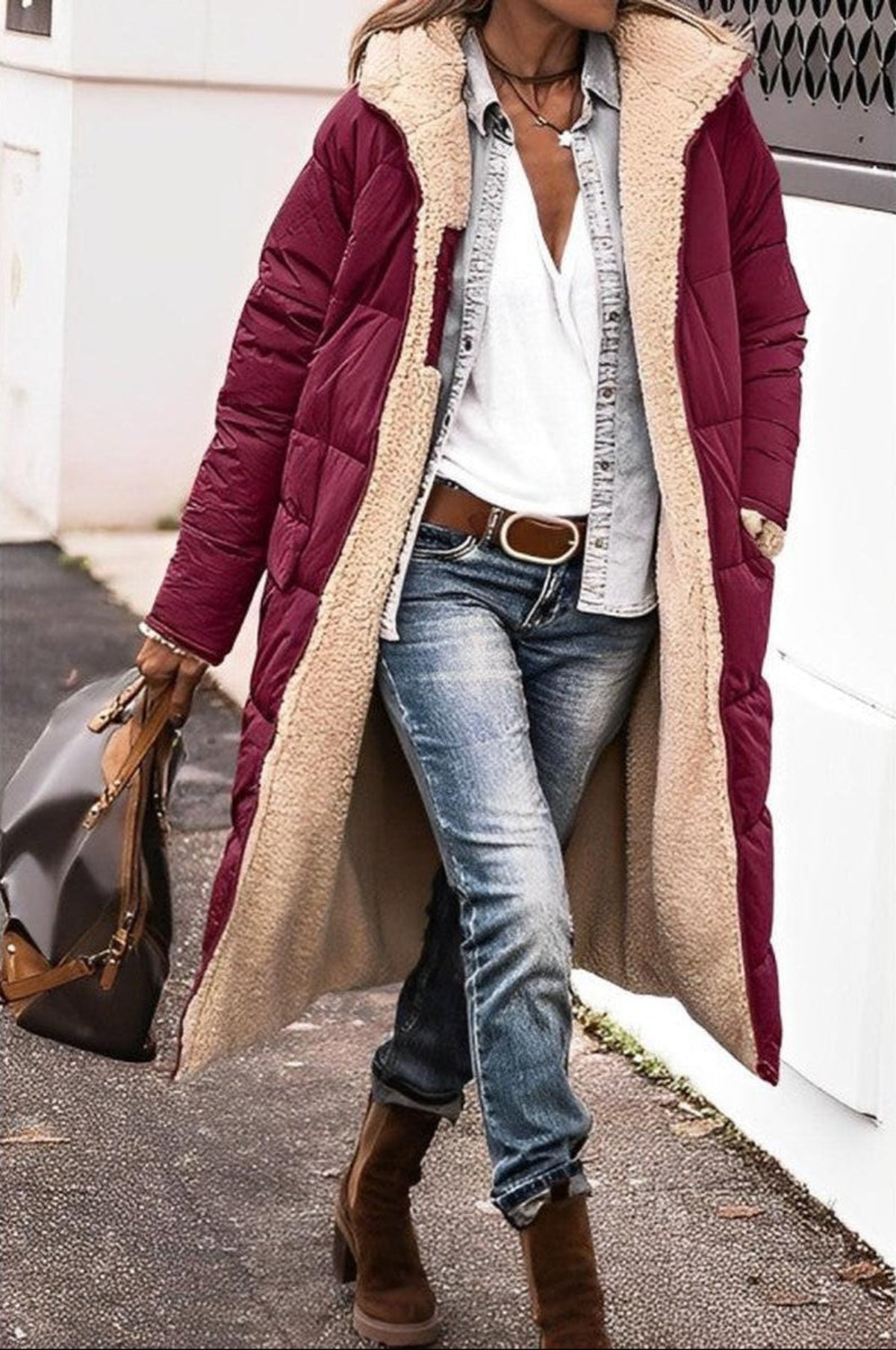 Women's Hood Winter Coat | Long