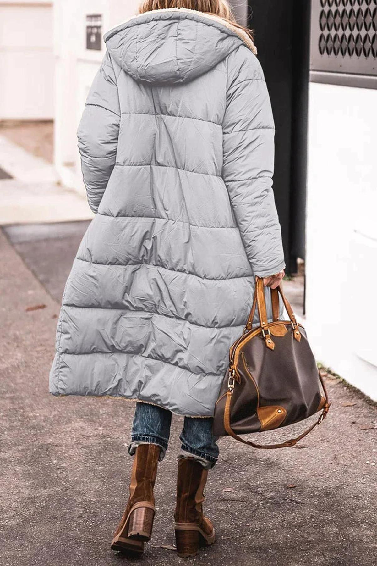 Women's Hood Winter Coat | Long