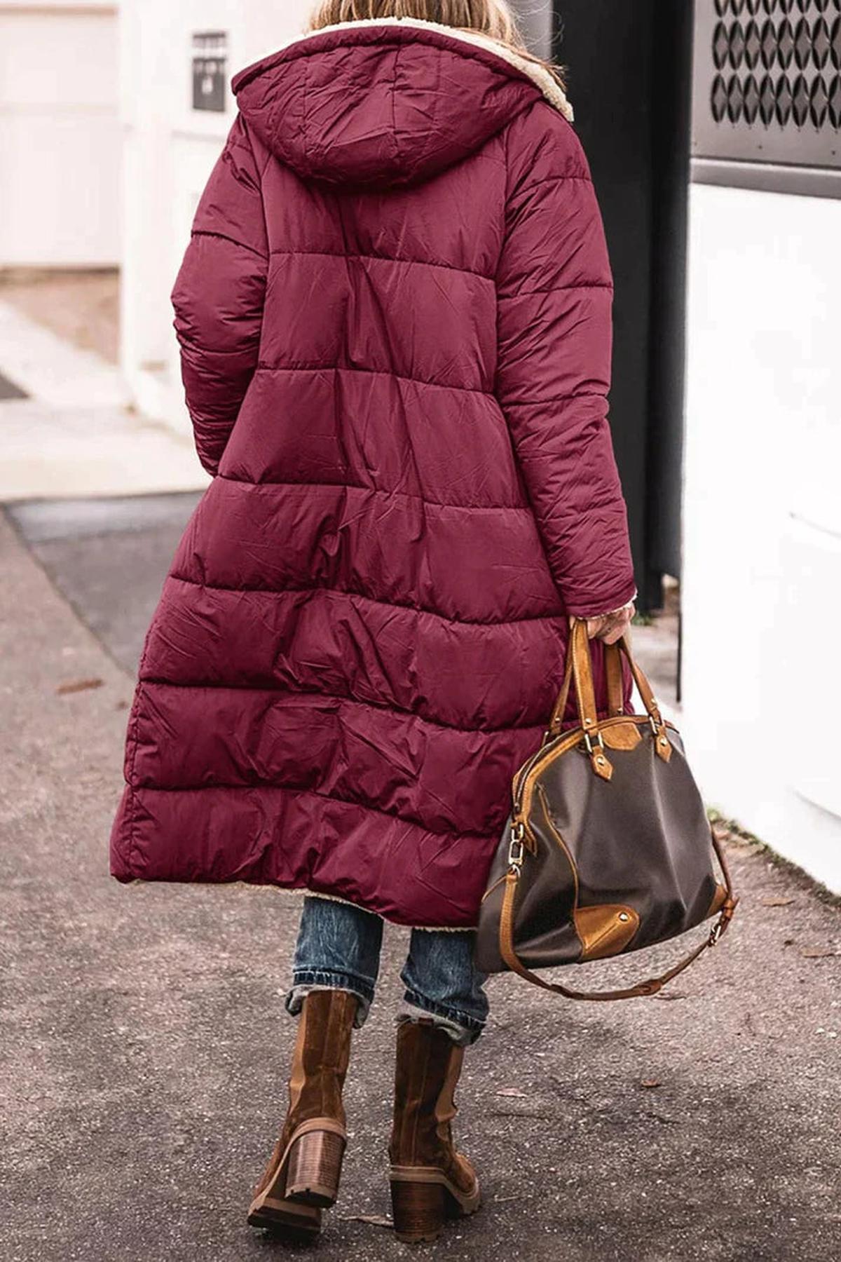 Women's Hood Winter Coat | Long