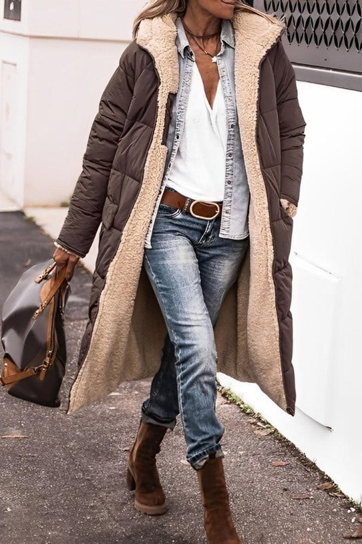 Women's Hood Winter Coat | Long