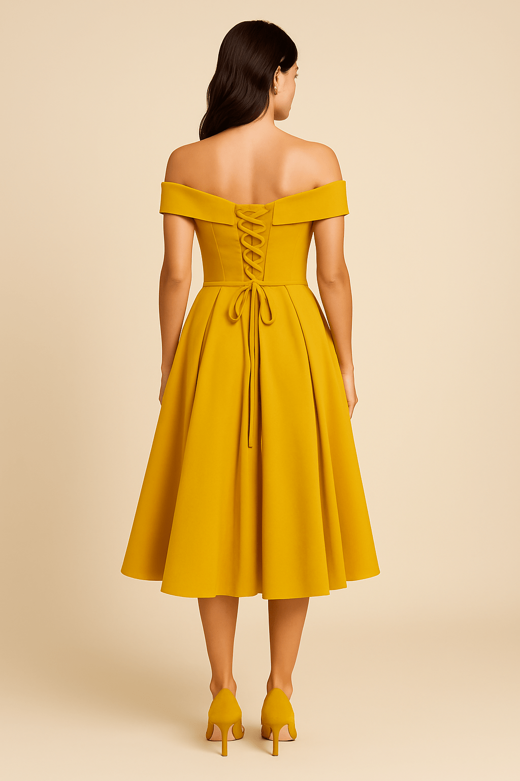 Party Off-Shoulder Dress | A-Line