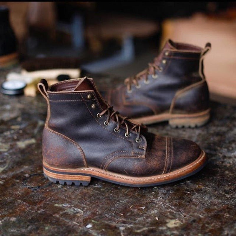 Men's Leather Boots | Lace-Up