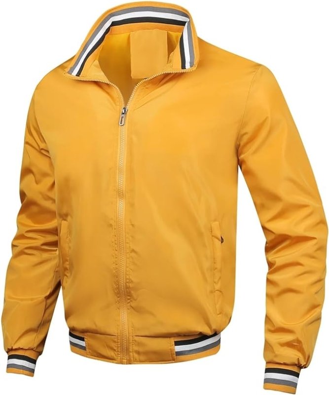 Men's Bomber Jacket | Stand Collar