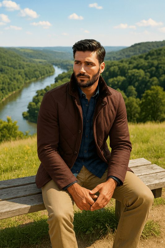 Men's Thick Jacket | Stand Collar
