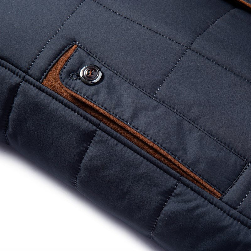 Men's Thick Jacket | Stand Collar