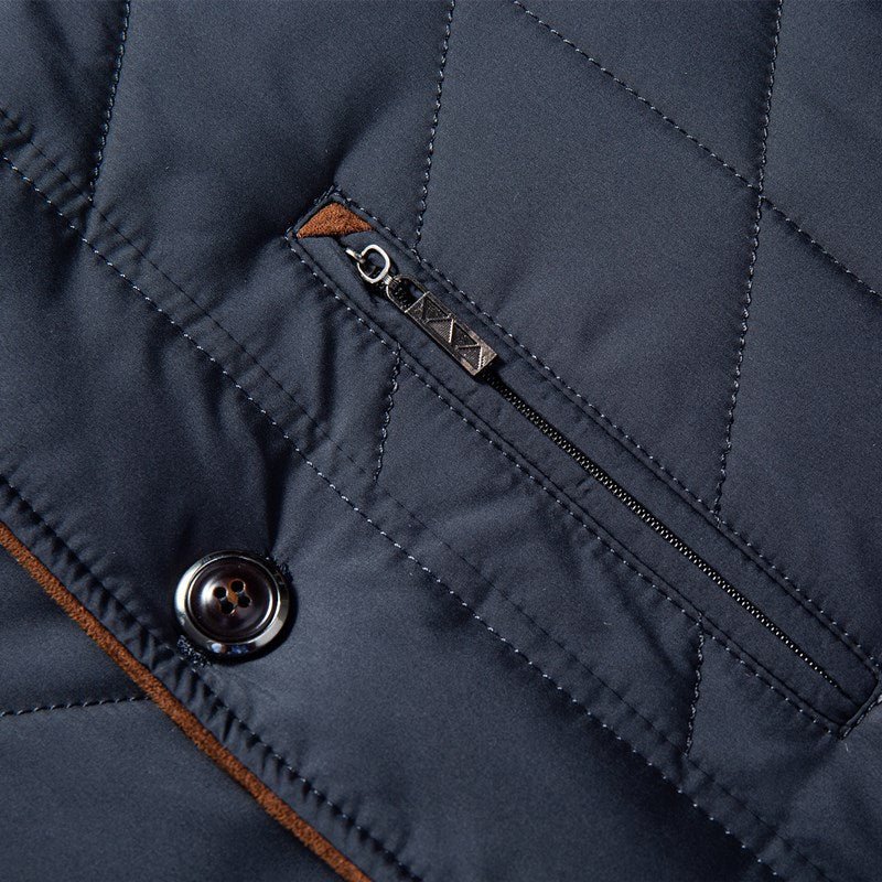 Men's Thick Jacket | Stand Collar