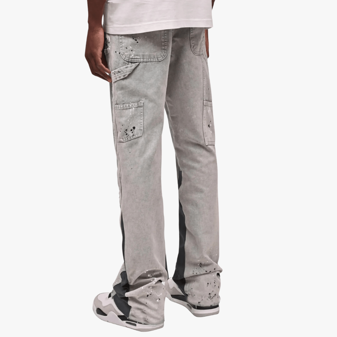 Men's Paint-Splatter Jeans | Streetstyle