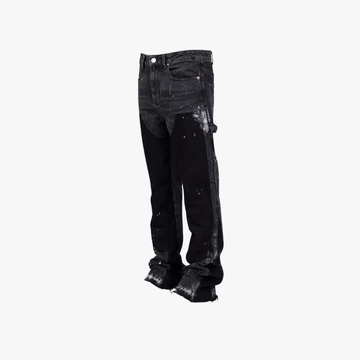 Men's Paint-Splatter Jeans | Streetstyle
