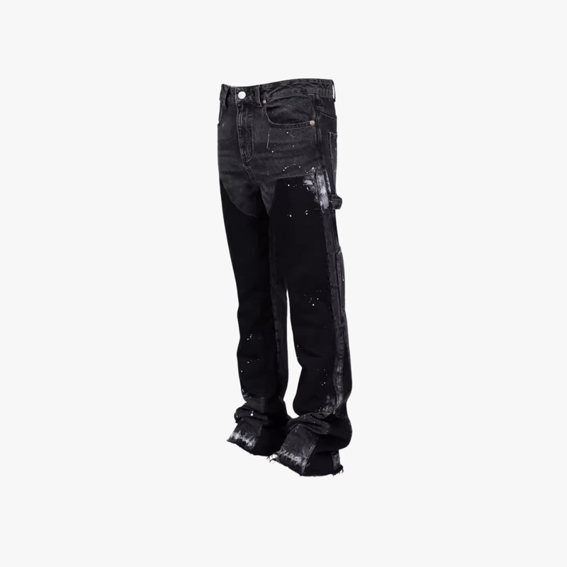 Men's Paint-Splatter Jeans | Streetstyle