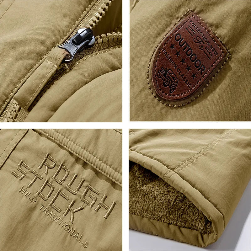 Men's Waterproof Insulated Jacket | Removable Hood